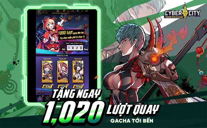 Game chiến thuật thẻ tướng bối cảnh tương lai chuẩn phong cách cyber - Cyber City: Thành Phố Dị Năng