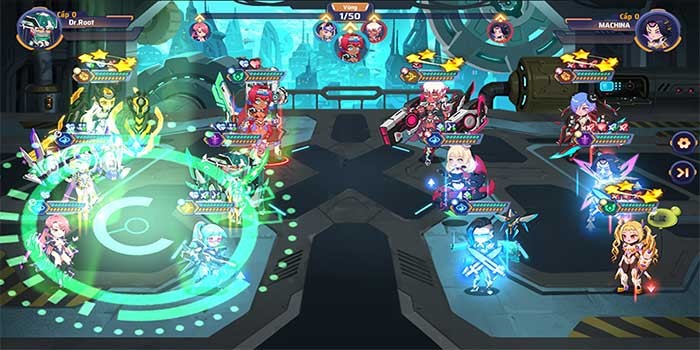 Đấu Trường ATOM là tựa game nhập vai chiến đấu theo lượt với đồ họa đẹp mắt