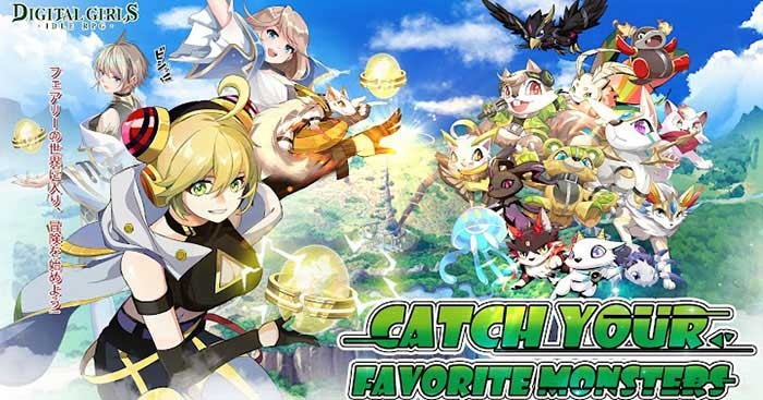 Game nhập vai thẻ bài phong cách anime - Digital Girls: Idle RPG