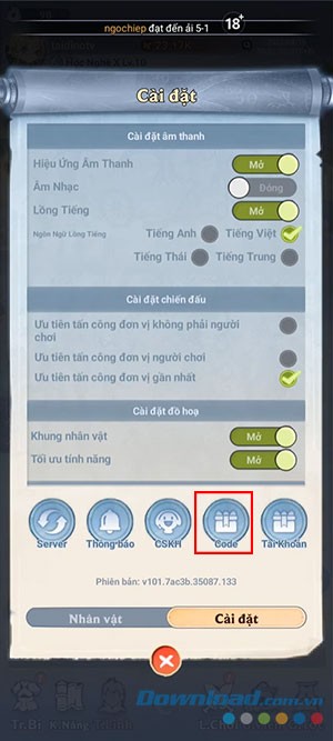 code Dung Si Tro Lai Khe Uoc Than 3*533647