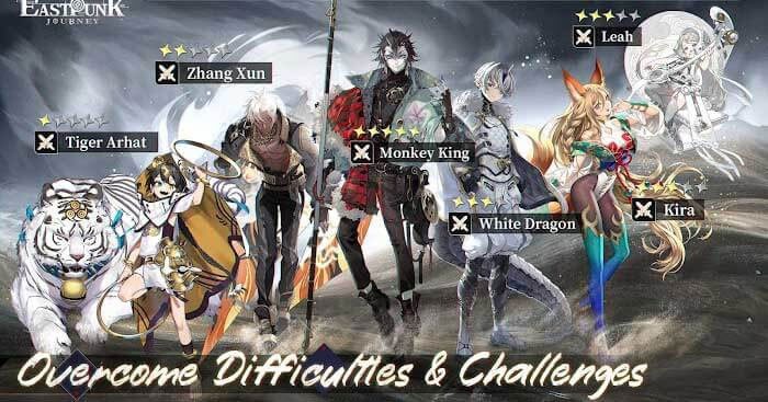 Gặp gỡ các nhân vật kinh điển khác như Monkey King, White Dragon, Yang Yuhuan,... trong Eastpunk: Journey