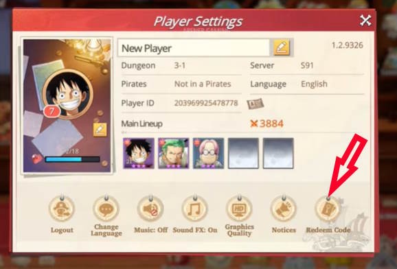 Hướng dẫn nhập code Dream Voyage: New World