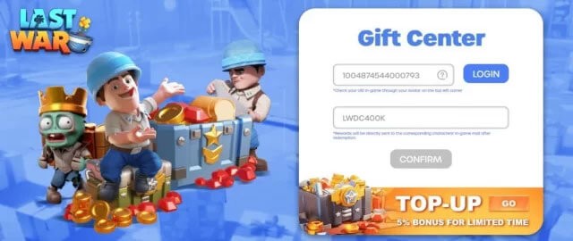 Hướng dẫn nhập code Last War và quy đổi phần thưởng