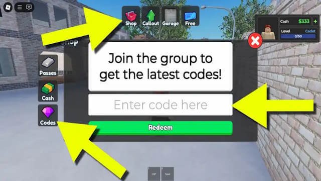 Cách nhập mã trong Dispatch: Police Simulator