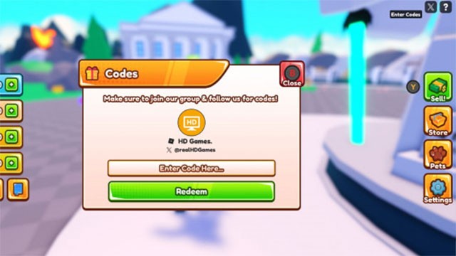 Cách nhập code Saber Simulator Roblox