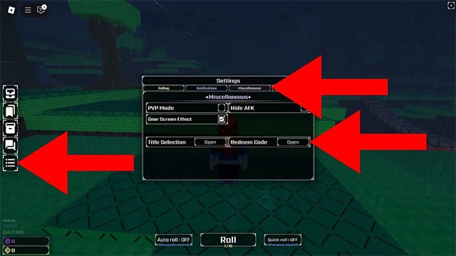 Hướng dẫn nhập code Sol's RNG