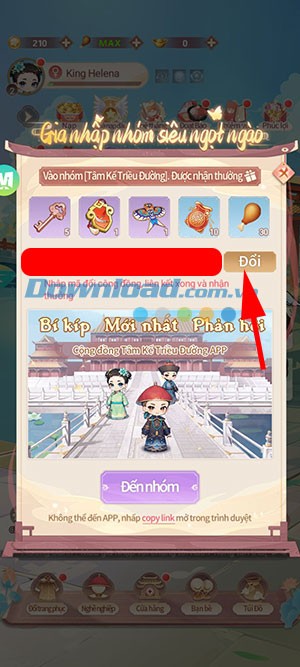 Cách nhập code Tâm Kế Triều Đường