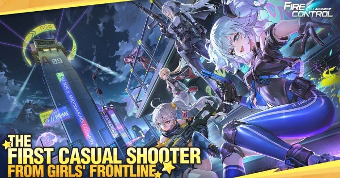 Game hành động bắn súng Girls' Frontline Fire Control