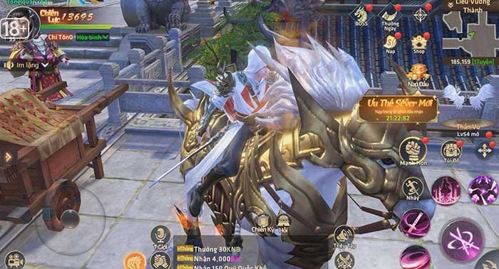 Game MMORPG với bối cảnh thế giới võ lâm kiếm hiệp trên nền đồ họa 3D đẹp mắt - Hoa Và Kiếm