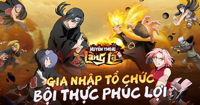 Game mobile chiến thuật thẻ tướng chủ đề Naruto - Huyền Thoại Làng Lá