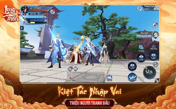 Game nhập vai chủ đề tiên hiệp - Long Thần PK