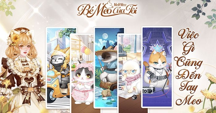 Game mô phỏng kinh doanh thời trang với các bé mèo dễ thương - Me&Meo: Bé Mèo Của Tôi