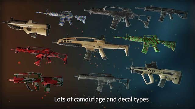 Ngụy trang cho vũ khí của bạn với nhiều lựa chọn độc đáo