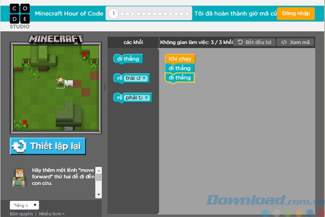 Giao diện tiếng Việt