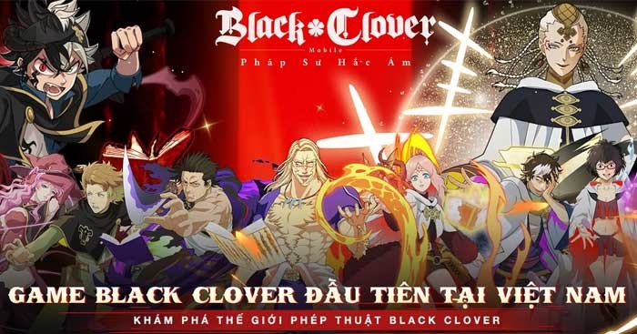 Game nhập vai chiến thuật rảnh tay chủ đề Black Clover - Pháp Sư Hắc Ám