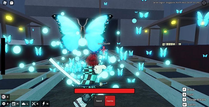 Trò chơi Roblox lấy cảm hứng từ anime và manga Thanh Gươm Diệt Quỷ - Rogue Demon