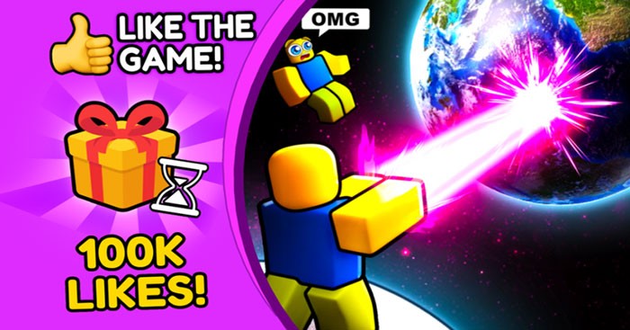 Game click chuột trên Roblox - Shoot Beam Simulator