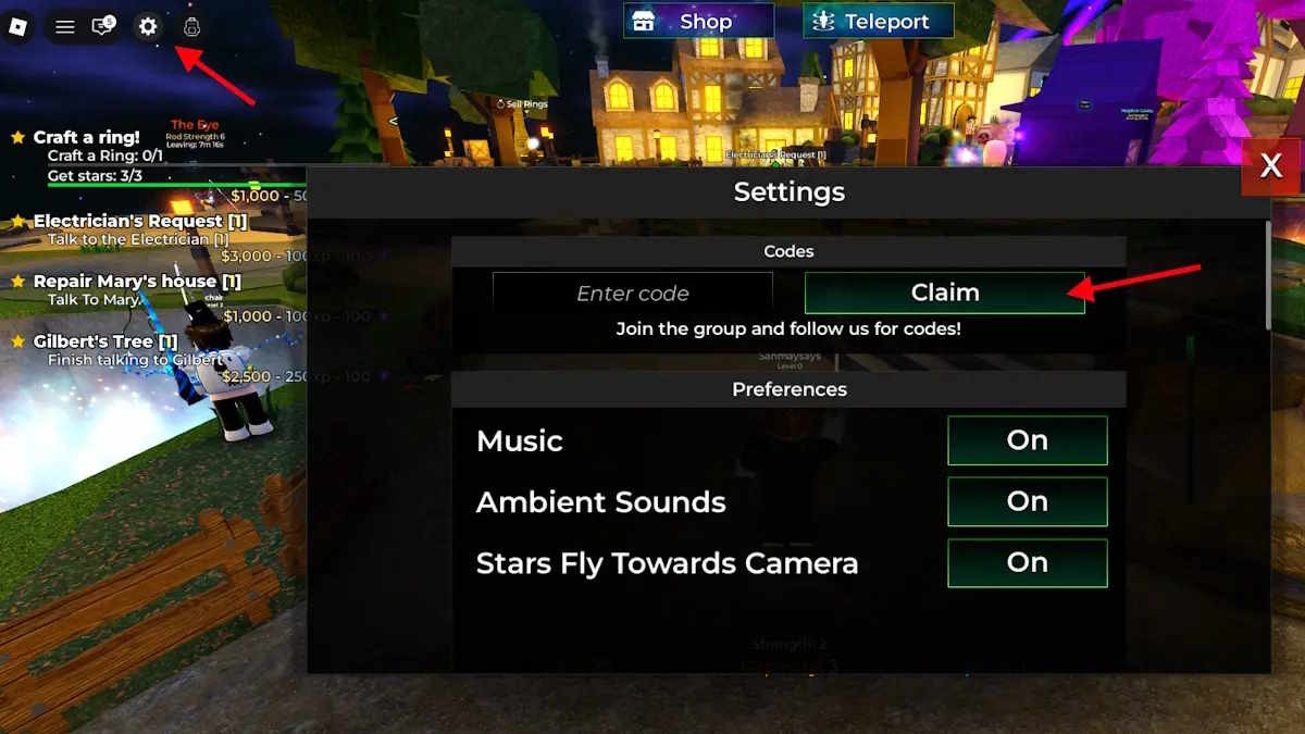 Đổi code Star Fishing