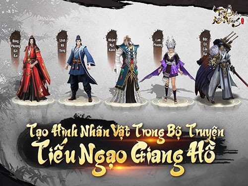 Game nhập vai thẻ tướng chuẩn nguyên tác Kim Dung - Tuyệt Đại Kiếm Vương