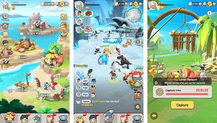 Game nhập vai idle MMORPG, khám phá thời kỳ đồ đá - Ulala: Idle Adventure