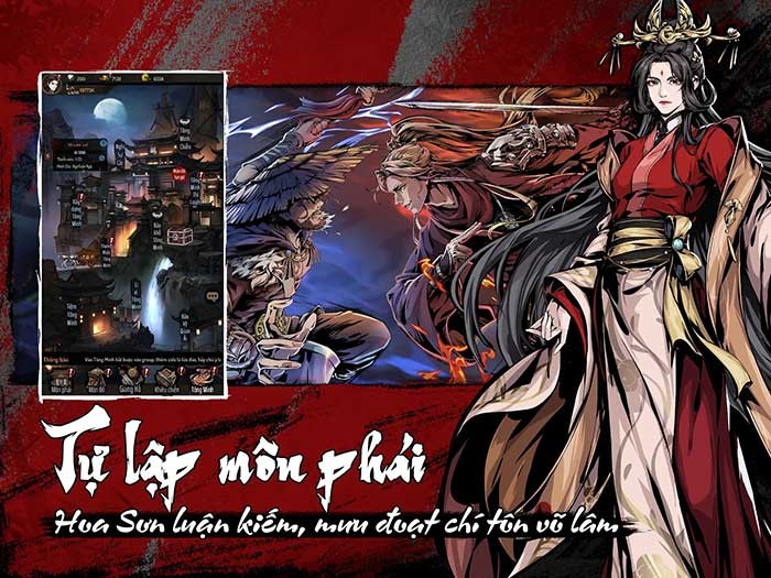 Game chiến thuật đối tượng chủ đề võ lâm kiếm hiệp - Võ Lâm Quần Hiệp Truyện