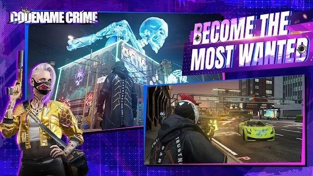 Tận hưởng cuộc sống trong thành phố tội phạm của game Codename Crime-Vice Open World