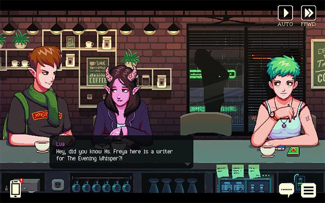 Coffee Talk là game mô phỏng cuộc sống của ác quỷ và con người