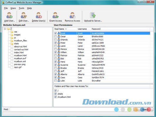 CoffeeCup Website Access Manager