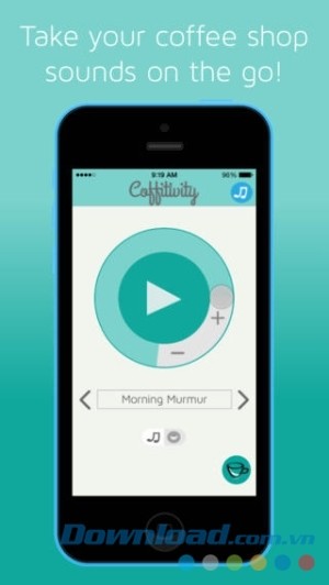 Coffitivity cho iOS ứng dụng âm thanh
