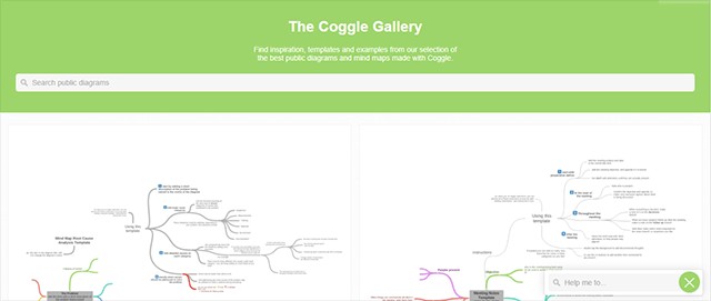 Khám phá thư viện Coggle Gallery - nơi tìm kiếm ý tưởng và cảm hứng sáng tạo