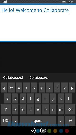 Gửi tin nhắn cho đồng nghiệp