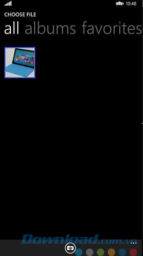 Chia sẻ hình ảnh dễ dàng