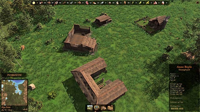 Xây dựng các tòa nhà, công trình để tạo ra đế chế Bắc Âu mới trong khi chơi Colonize game