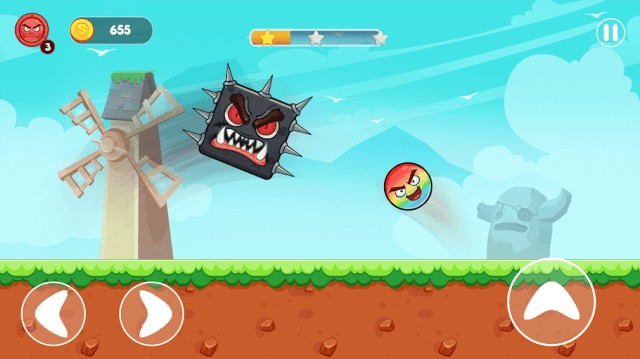 Phiêu lưu cùng quả bóng màu sắc qua nhiều thế giới khác nhau trong game Color Ball Adventure