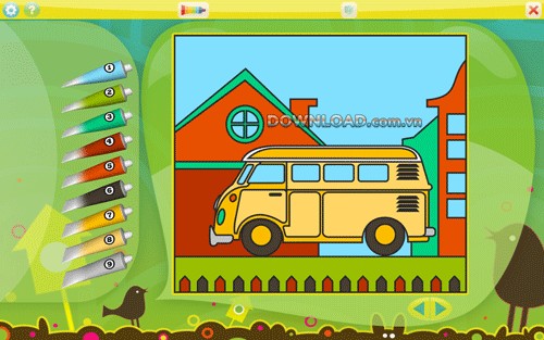 Color by Numbers - Vehicles