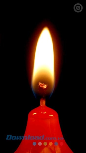 Ánh sáng nến của Color Flashlight