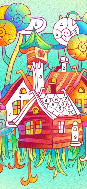 Tô màu theo số cực dễ dàng