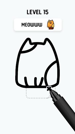 Vẽ tranh đơn giản bằng cách chạm và di chuyển ngón tay trên màn hình