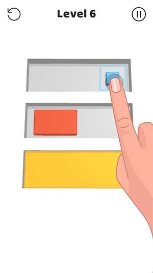 Di chuyển khối vuông để tô màu cho bảng màu xám