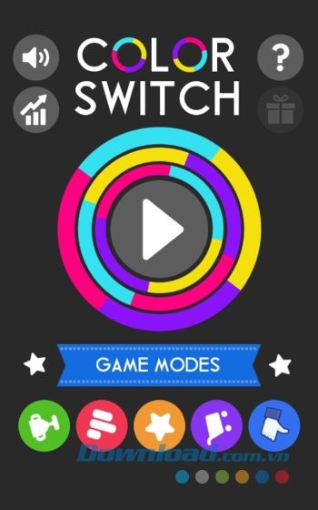 Giao diện game Color Switch