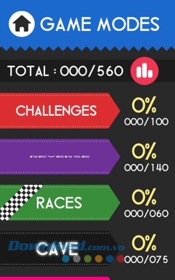 Các chế độ chơi của Color Switch