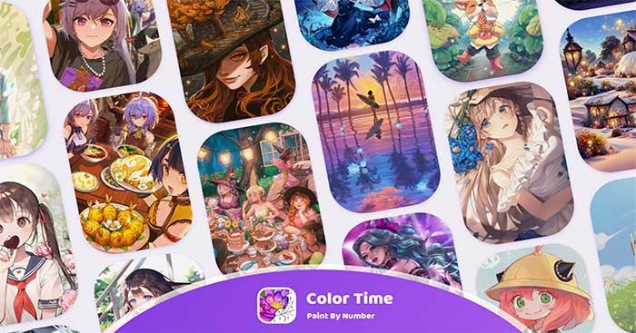 Tô màu, thư giãn, giảm bớt căng thẳng với Color Time