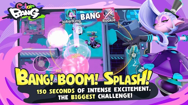 Tham gia trận chiến nhịp độ nhanh kéo dài 150 giây thú vị trong ColorBANG