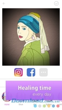 ColorFil cho Android hàn gắn thời gian hàng ngày