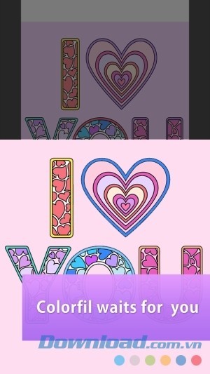 ColorFil cho Android giúp bạn thư giãn tâm trí