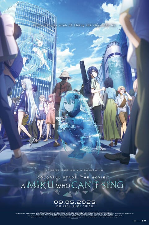 Poster phim Colorful stage! Một Miku không thể hát