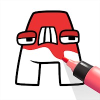 Coloring Alphabet Lore Android 1.3: Game Tô Màu Chữ Cái Thư Giãn