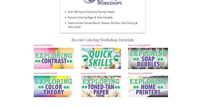 Trang web này cũng có rất nhiều mẹo tô màu để người dùng học hỏi và khám phá