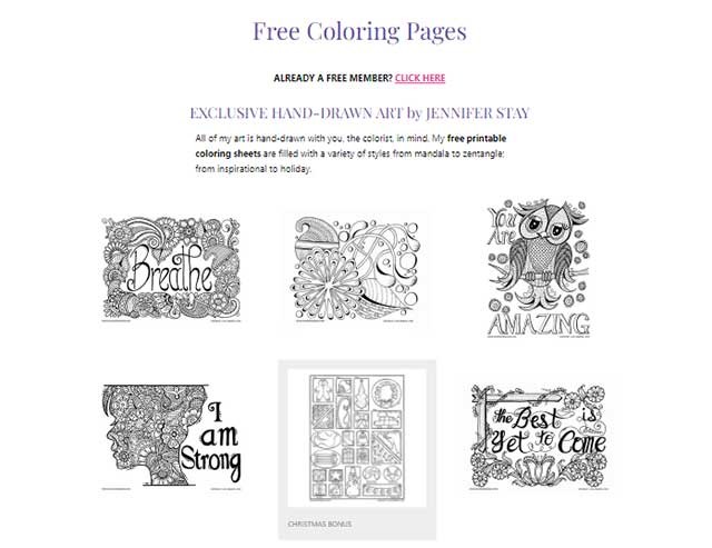 Mỗi bức tranh đều được vẽ tay với nhiều chi tiết hơn so với các trang tô màu khác