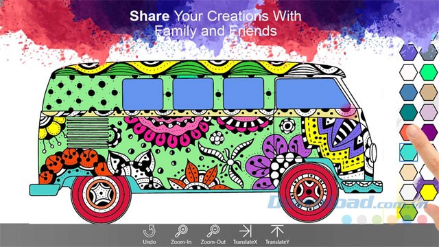 Chia sẻ tranh vẽ trên mạng xã hội